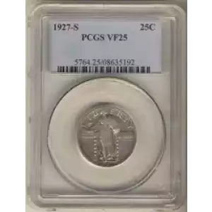 Quarter Dollars---Standing Liberty (3)