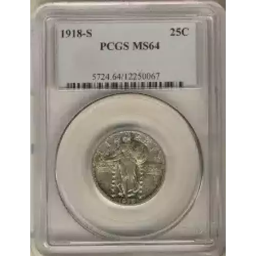 Quarter Dollars---Standing Liberty (3)