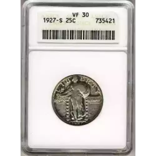 Quarter Dollars---Standing Liberty (3)