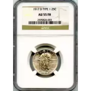 Quarter Dollars---Standing Liberty (3)