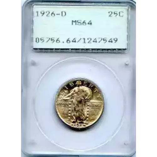 Quarter Dollars---Standing Liberty (3)