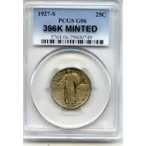 Quarter Dollars---Standing Liberty (3)