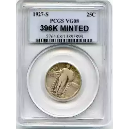 Quarter Dollars---Standing Liberty (3)