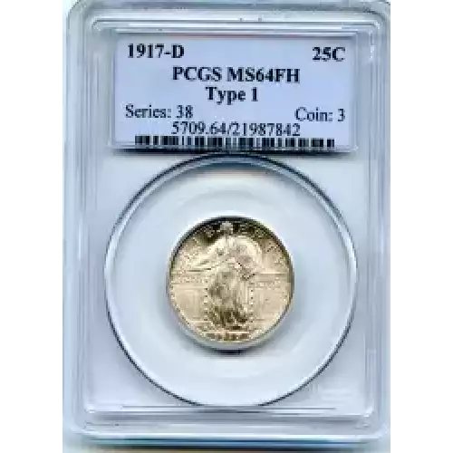 Quarter Dollars---Standing Liberty (3)