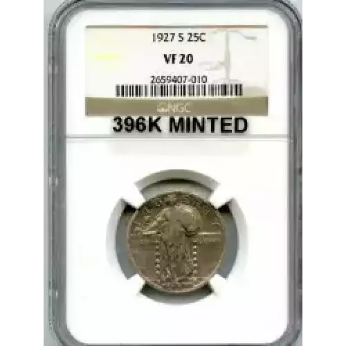 Quarter Dollars---Standing Liberty (3)