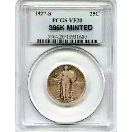 Quarter Dollars---Standing Liberty (3)