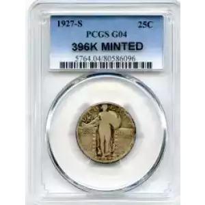 Quarter Dollars---Standing Liberty (3)