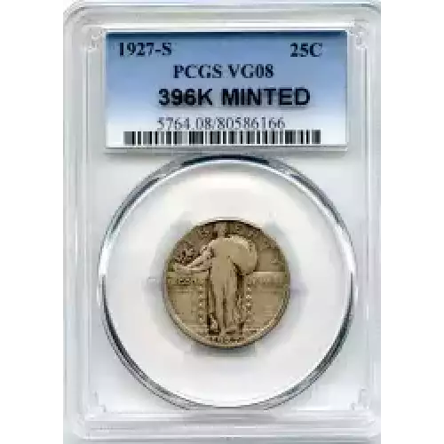 Quarter Dollars---Standing Liberty (3)