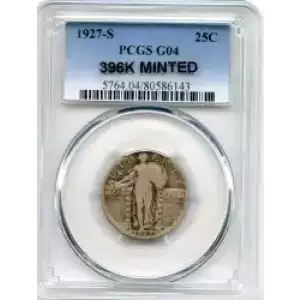 Quarter Dollars---Standing Liberty (3)