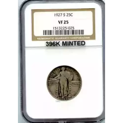 Quarter Dollars---Standing Liberty (3)