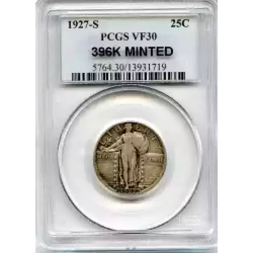 Quarter Dollars---Standing Liberty (3)