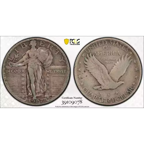 Quarter Dollars---Standing Liberty (3)