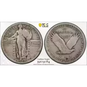 Quarter Dollars---Standing Liberty (3)