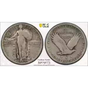 Quarter Dollars---Standing Liberty (3)