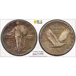 Quarter Dollars---Standing Liberty (3)