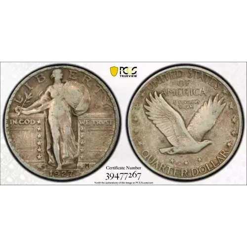 Quarter Dollars---Standing Liberty (3)