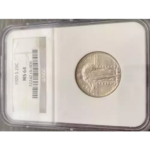 Quarter Dollars---Standing Liberty (3)
