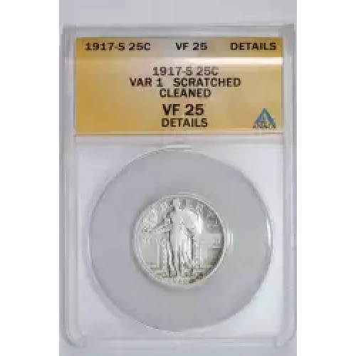 Quarter Dollars---Standing Liberty