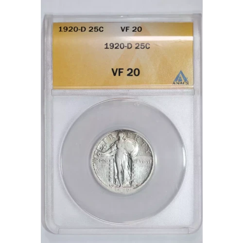 Quarter Dollars---Standing Liberty