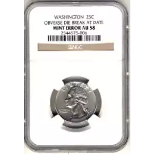 Quarter Dollars-Washington --Clad Coinage 1965-Present -Copper-Nickel- 0.25 Dollar (3)