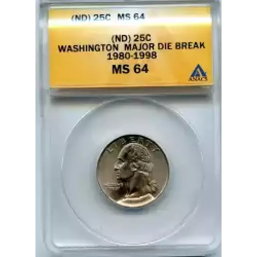 Quarter Dollars-Washington --Clad Coinage 1965-Present -Copper-Nickel- 0.25 Dollar (3)