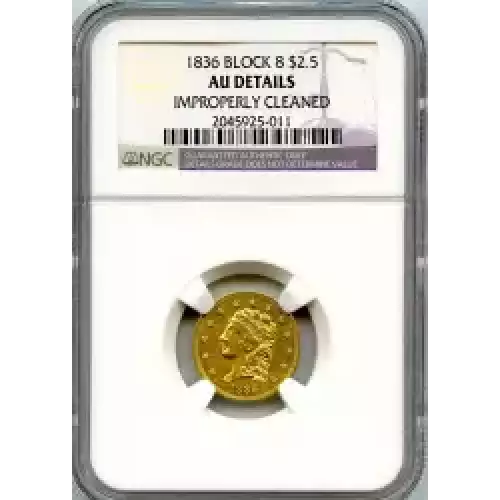 Quarter Eagles---Classic Head, 1834-1839 -Gold- 2.5 Dollar (3)