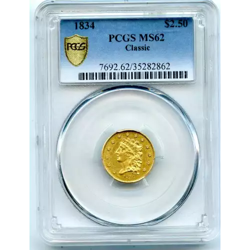 Quarter Eagles---Classic Head, 1834-1839 -Gold- 2.5 Dollar (3)
