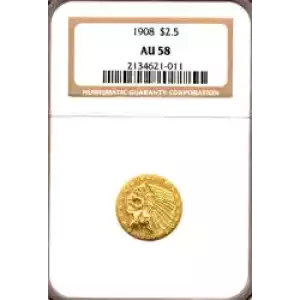 Quarter Eagles---Indian Head 1908-1929 -Gold- 2.5 Dollar (3)