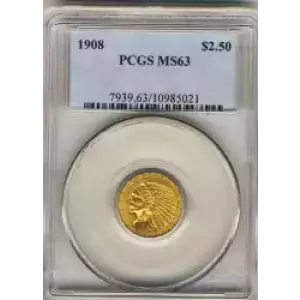 Quarter Eagles---Indian Head 1908-1929 -Gold- 2.5 Dollar (3)