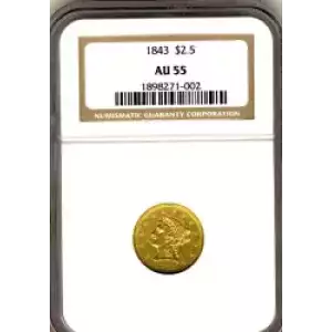 Quarter Eagles---Liberty Head 1840-1907 -Gold- 2.5 Dollar (3)