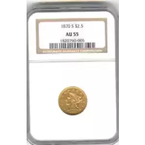 Quarter Eagles---Liberty Head 1840-1907 -Gold- 2.5 Dollar (3)