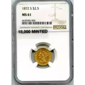 Quarter Eagles---Liberty Head 1840-1907 -Gold- 2.5 Dollar (3)