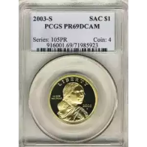 Sacagawea 2000-2017 - Brass Dollar (3)