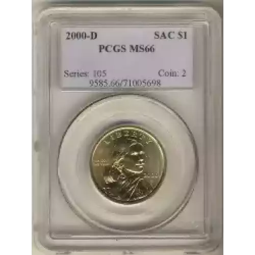 Sacagawea 2000-2017 - Brass Dollar (3)