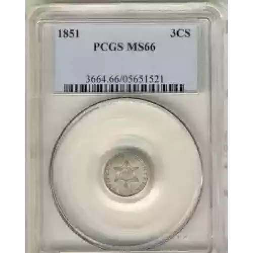 Silver Three Cent Pieces Trimes-1851-1873 (3)