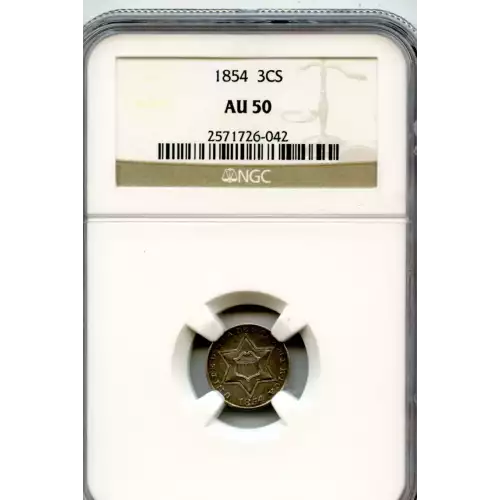 Silver Three Cent Pieces Trimes-1851-1873 (3)