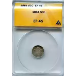 Silver Three Cent Pieces Trimes-1851-1873 (3)