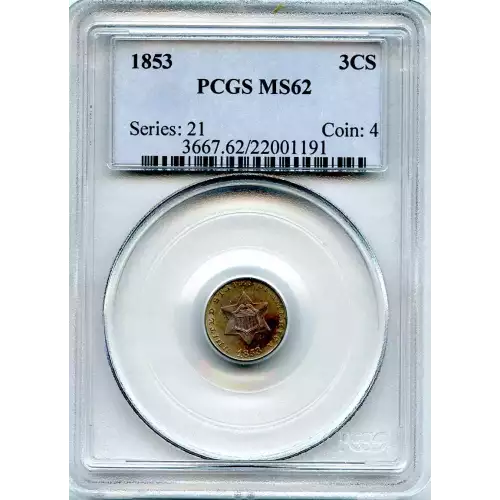 Silver Three Cent Pieces Trimes-1851-1873 (3)