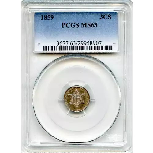 Silver Three Cent Pieces Trimes-1851-1873 (3)