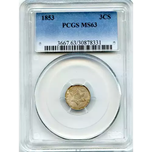 Silver Three Cent Pieces Trimes-1851-1873 (3)