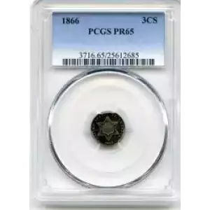 Silver Three Cent Pieces Trimes-1851-1873 (3)