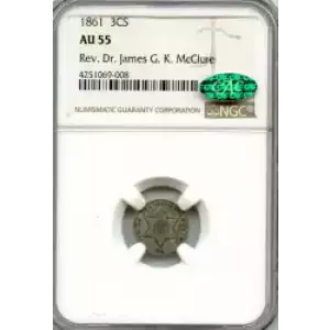 Silver Three Cent Pieces Trimes-1851-1873 (3)