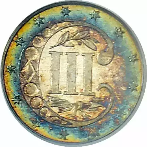 Silver Three Cent Pieces Trimes-1851-1873 (3)