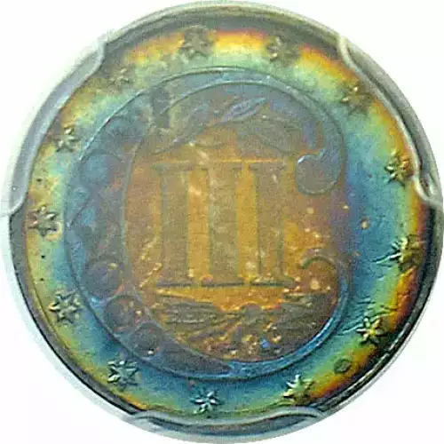 Silver Three Cent Pieces Trimes-1851-1873 (3)