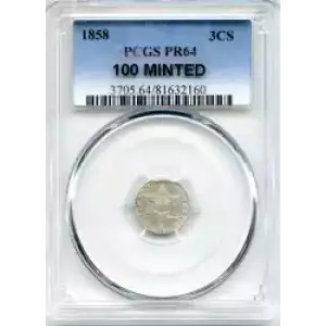 Silver Three Cent Pieces Trimes-1851-1873 (3)