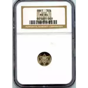 Silver Three Cent Pieces Trimes-1851-1873 (3)