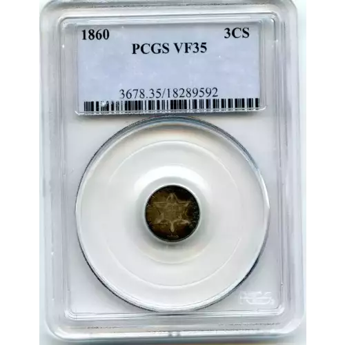 Silver Three Cent Pieces Trimes-1851-1873 (3)