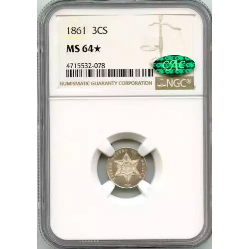 Silver Three Cent Pieces Trimes-1851-1873 (3)