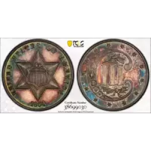 Silver Three Cent Pieces Trimes-1851-1873 (3)