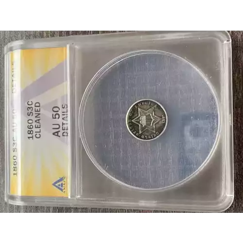 Silver Three Cent Pieces Trimes-1851-1873 (3)